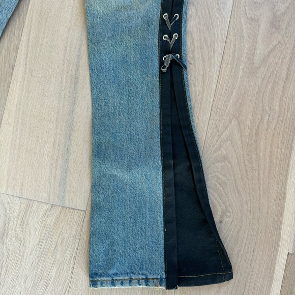 *GREAT CONDITION* ♡ YES BRAZIL Denim Side Tie Jeans - Picture 3 of 7